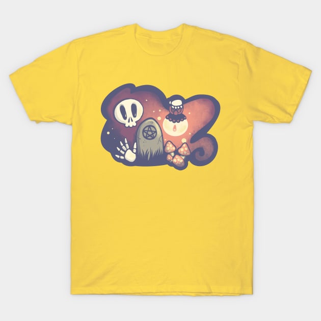 A Grim Stroll T-Shirt by Mushabon